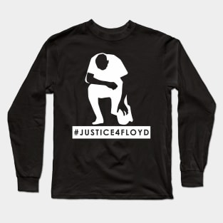 Justice 4 Floyd taking a knee Long Sleeve T-Shirt